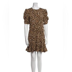 Veronica Beard Animal Print Mini Dress